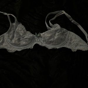 Blue lace bralette